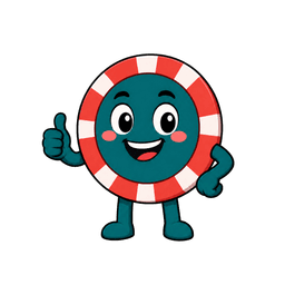 Chip, your poker coach — a friendly poker chip character