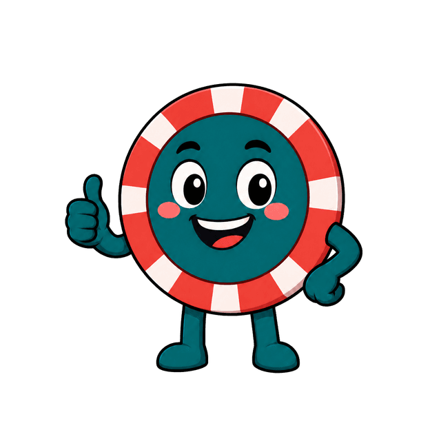 Chip, your poker coach — a friendly poker chip character